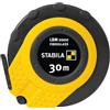 Stabila Nastro a Capsula Lbm 2000 in Fibra di Vetro 30 m di Nastro di Misura con Scala Mca e Protezione Anti-Piegamento, Gancio Universale, Capsula Infrangibile, Precisione Mid
