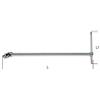 Beta 910/40 - Quadro maschio 3/8 snodato a T cromato