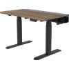 Dezctop Scrivania Gaming Dezctop Bifrost Elite 120 (senza Pannelli D-Board) - Gambe motorizzate, efficiente sistema di gestione dei cavi, include due ripiani in fibra ad alta densità, Colore Nero Ripiano Noce