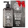 Viking Revolution - Shampoo Barba - Bagnoschiuma Naturale con Olio di Argan & Jojoba - Ammorbidisce e Rafforza - Menta piperita ed Eucalipto - 500 ml