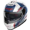 Nolan Casco Moto Integrale Nolan N80-8 WANTED N-COM 075 Rosso Blu