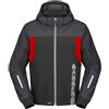 Spidi Giubbotto Moto Spidi HOODIE H2OUT II Nero Antracite Rosso fl