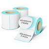 CLABEL 3 Rotoli di Nastro Adesivo Bianco Φ39mm per Stampanti di Etichette 221B 220B 230B 320B Etichettatrice Autoadesiva Termica per Ufficio Casa Prezzo, 160 Etichette/Rotolo(Φ1,53)