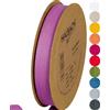 Halbach Seidenbänder Nastro di cotone, 20 mm x 20 m, 100% cotone, per fai da te, al metro, per decorazioni, fai da te, per lavori di cucito, colore: berry