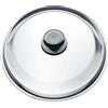 WMF 0724399902 - Coperchio in Vetro con pomello in Metallo, ø 24 cm