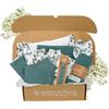 MIMUSELINA Set Regalo Neonato | Cesto Nascita Bimbo o Bimba | Regalo Nascita Originale | Regali Baby Shower Unisex | Cofanetto Neonato Disponibile in Diverse Dimensioni | Amazonia, Large