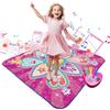 WOCVRYY Tappeto Gioco Bambini Luce LED 90X90CM con 7 modalità di Gioco e 11 Tipi di Musica Adatto a Bambini di 3 4 5 6 7 8 e 9 Anni Musicale Giocattoli e Regali