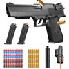DAZZTIME Pistola Giocattolo a Proiettile Morbido,Blaster in Schiuma,Pistole Giocattolo Sparatutto,Giocattolo di Schiuma Blaster,per il Gioco All'interno e All'aperto,Regali di Compleanno per 14+