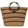 Fecialy Borse di paglia per le donne Borsa di paglia per la spiaggia estiva Borsa di paglia grande Tote Bags Rattan intrecciata di paglia
