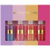 women'secret Body Mist Senses - Set regalo Body Spray per il corpo da donna, 4 x 50 ml