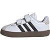 adidas VL Court 3.0 Shoes Infants, Scarpe Unisex-Bambini, Cloud White/Core Black/Grey One, 23 EU