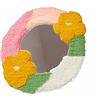 zalati Specchio acrilico rotondo leggero accessorio per fai da te tufting panno specchio artigianato regalo - 30 cm
