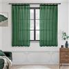 MRTREES Tende lunghe 145 cm e larghe 140 cm con fascia arricciata, tende verdi moderne pronte da posare per soggiorno con fascia arricciata, confezione da 2