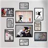 Giallobus - Set 10 poster da parete - Banksy - Raccolta Banksy 1 - Carta Patinata - | 2 x A3 42x30cm | 4 x A4 30x21cm | 4 x A5 21x15cm | - SENZA CORNICI - Stampe moderne soggiorno