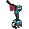 Makita DPV300RTJ 18V Li-ion LXT Levigatrice/Lucidatrice senza spazzole completa di 2 batterie da 5,0 Ah e caricabatterie fornito in una custodia Makpac
