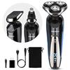 PRITECH Rasoio Elettrico da Uomo Ricaricabile per Viso - Rasoio Cordless Impermeabile per Rasatura Wet & Dry
