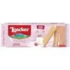 Loacker, Thins, Wafer Finissimi e Croccanti Farciti con una Deliziosa Crema al Lampone e Yogurt, Senza Aromi e Coloranti Aggiunti, Ideali a Colazione, Merenda e Snack, 1 Confezione da 150g