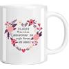 SHIEAGLELD Tazza in ceramica, tazza da caffè, tazza in ceramica con stampa del motivo, stampata su entrambi i lati, incisione del testo-Small people need big hearts LIKE YOURS, regalo per un amico