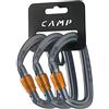 C.A.M.P. - Moschettone - SET 3 ORBIT LOCK - Canna di fucile