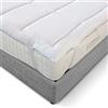 EVERGREENWEB MATERASSI & BEDS EVERGREENWEB - Topper Letto Morbido per Materasso Matrimoniale 140x195 cm, Coprimaterasso Memory Trapuntanto 3 cm. Correttore Materasso Rivestimento Ipoallergenico pratica Balza, Topper Ever Memory