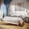 DEGHI Letto matrimoniale 160x200 cm in metallo beige opaco - Callie