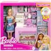 TOYS ONE Mattel HXN94 Barbie Caffetteria, Playset con Bambola barista ed Accessori