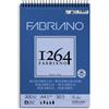 FABRIANO BLOCCO SPIRALATO 1264 ACQUERELLO GRANA FINE 300 GR 25% COTONE A4 21X29,7 CM 30FF FABRIANO 19100649