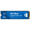 WESTERN DIGITAL SSD WD Blue 4TB SN5000 WDS400T4B0E NVME M.2 PCIe 4.0 x4