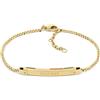 Tommy Hilfiger Jewelry Collana con Pendente, Braccialetto a Catena e Orecchini Pendenti da Donna in Acciaio Inossidabile color Oro Giallo