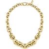 BOSS Jewelry Collana a Catena, Bracciale a Catena e Orecchini a Cerchio da Donna Collezione LIVE STATEMENT in Acciaio inossidabile color Oro Giallo