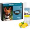 PetTec Collare antiabbaio per Cani con Segnale Spray Automatico, Incluso Spray con Profumo di Limone, Collare da addestramento, Fa Smettere di abbaiare Cani di Taglia Piccola e Grande