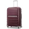 Samsonite Unisex-Adult Freeform Hardside espandibile con doppie ruote girevoli, Merlot, Checked-Medium 24-Inch, Freeform Hardside espandibile con doppie ruote girevoli