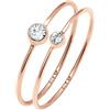 Elli Anelli da Donna in Argento Sterling 925 con Cristalli Swarvoski®