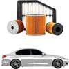 Generico Kit Tagliando 4 Filtri per BMW 3 320d 140 kw anno 2015 2018