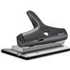 Rapesco 1205 ALU Perforatrice Regolabile a 2, 3 o 4 Fori, Capacità 32 Fogli, Nero