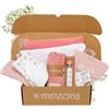 MIMUSELINA Set Regalo Neonato | Cesto Nascita Bimbo o Bimba | Regalo Nascita Originale | Regali Baby Shower Unisex | Cofanetto Neonato Disponibile in Diverse Dimensioni | Provenza, Large