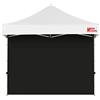 MasterCanopy Parete laterale/parte laterale per 3 x 3 m gazebo pop-up, gazebo pieghevole, tenda, canopy, 1 pezzo, Nero