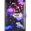 Yakri Diario note blocco per appunti segreto quaderno record con lucchetto a combinazione DIY PassWord di Notebook per Bambini Adulti Regali di Compleanno A5 TPN145 (Aries)