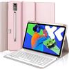 WINCHKING Tastiera per Lenovo Idea Tab Pro 12.7 2025, Cover Tastiera per Lenovo Idea Tab, Custodia Tastiera Italiana Bluetooth per Lenovo Idea Tab Pro 12.7 pollici 2025 TB-373FU/TB-375FC, Rosa