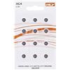 REY Pack 12 Batterias AG4 1.5V, Batteria a Bottone al Litio, LR626, LR66, 177, GP77A, 377, SR626W, ST626SW
