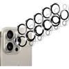 YIIFELL 5 Pezzi Protezione Pellicola Vetro Fotocamera per iPhone 15 Pro/iPhone 15 Pro Max, Vetro Protettivo Blindato Ultra Chiaro, 9H Vetro Temperato Lente Protettiva