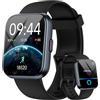 Fitpolo Smartwatch Uomo Donna con Effettua/Risposta Chiamate, 1.8 Orologio Smartwatch 115+ Sportive Smart Watch con Contapassi/SpO2/Pedometro/Calorie, IP68 Smartwatch Donna per Android iOS