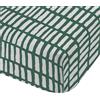 Catherine Lansfield Larsson Geo Green Lenzuolo con angoli 180x200 e 2 federe 50x80