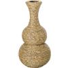 DRW Vaso di terra di erba di mare in naturale 29x29x58 cm