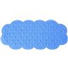 MSV 140193 - Tappetino da Vasca, in Gomma/carbonato di Calcio, 92 x 44 x 0,1 cm, Colore: Blu