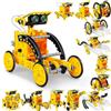 Weiongppy Robot Solare,Robot Solare 12 in 1, Giocattolo Educativo con 190 Pezzi, Kit di Costruzione Solare DIY per Bambini 8-12 Anni, per 8 9 10 11 12 + Anni Ragazzi Compleanno