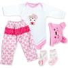 RUNGQIANY Vestiti Reborn Bambola 55 Cm Set Abito Carino Quattro Stagioni Adatto A 50cm-55cm Bambola Reborns Per Bambole 0-6 Mesi ,Ragazzi Ragazze Vestiti Bambole Reborn(Vestiti Per Bambole Reborn)