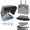 FPVtosky rc 2 parasole parasole con cordino per DJI Lito X1/Mini 5 Pro/Mini 4 Pro/Air 3/Avata 360 Accessori, Controller Screen Protector Joystick Cover Kit