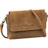 STILORD 'Sylvie' Borsa a Tracolla Donna in Pelle Borsetta Vintage Marrone Clutch Pochette da Passeggio Cuoio Crossbody Mini, Colore:torino - marrone