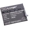 vhbw batteria compatibile con Motorola Moto XT1775, XT1770, E4 Plus, XT1771 smartphone cellulare (4850mAh, 3,8V, Li-Poly)